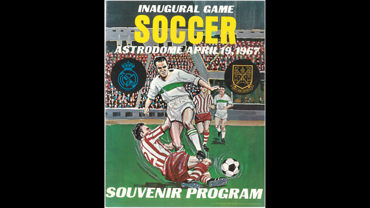 Dallas Tornado Souvenir Program _ Real Madrid vs West Ham